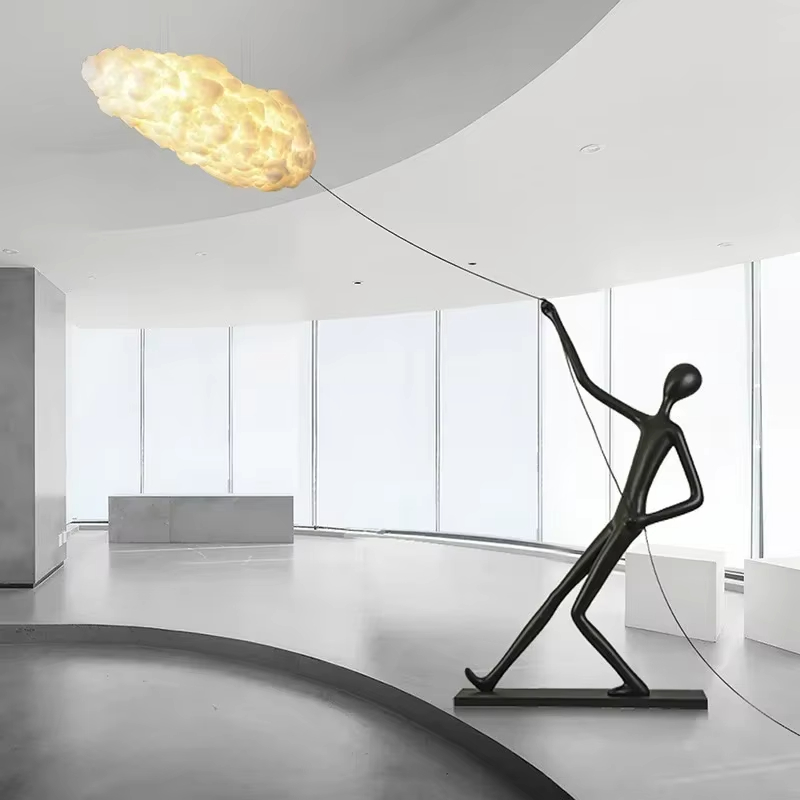 Resin Art On Floor - Lampu dekorasi rumah, patung karakter, Resin,