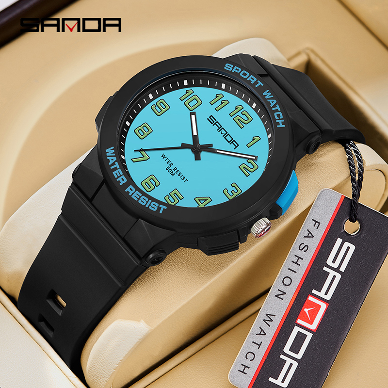 Resin Art Underwater - Jam tangan elektronik luar ruangan pria,
