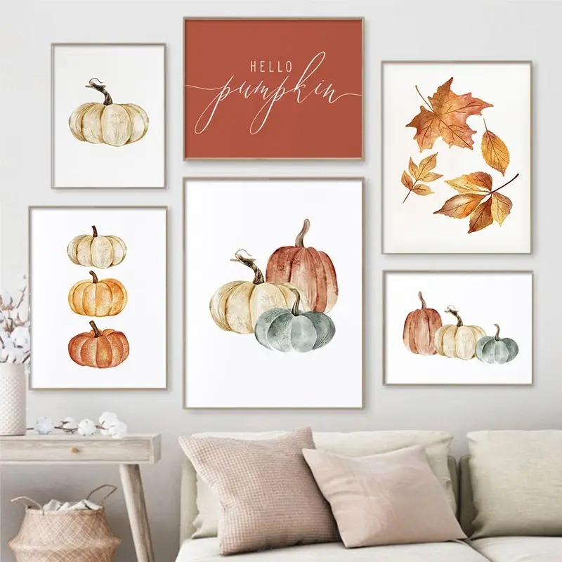 Resin Art Quotes - Poster Berlian Ucapan Musim Gugur Halloween