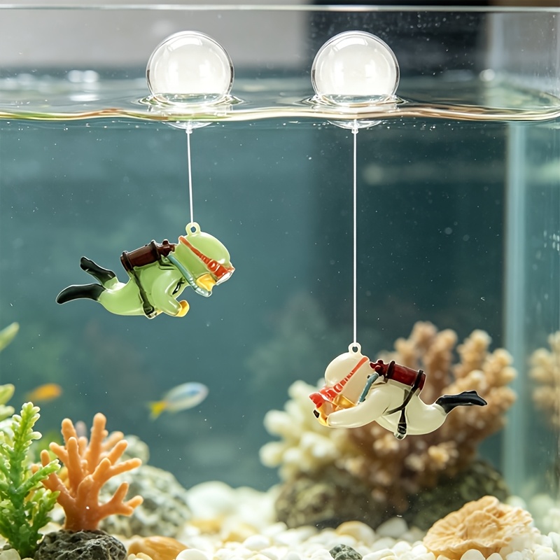 Resin Art Underwater - Dekorasi Resin Akuarium Patung Penyelam Mini