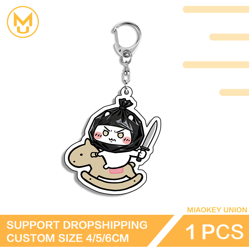 Resin Art A Keychain - Gantungan Kunci Hiasan Lucu Bentuk Hamster
