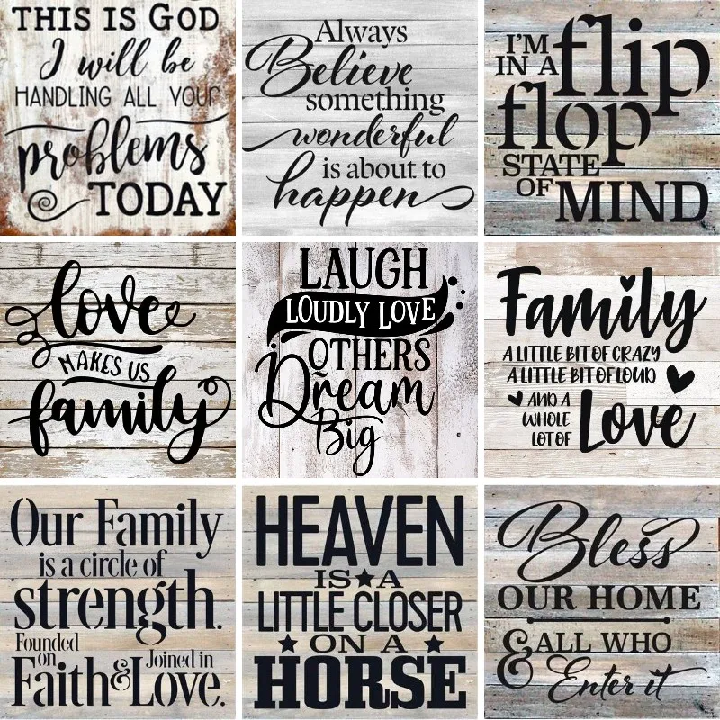 Resin Art Quotes - Kutipan lukisan Keluarga berlian, ucapan inspirasional