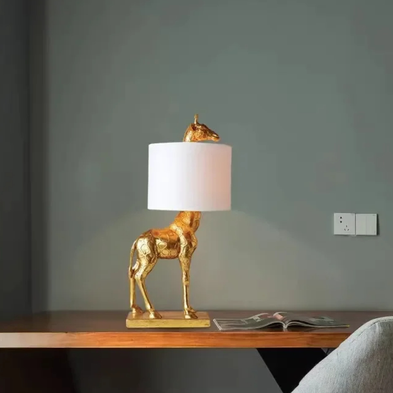 Resin Art On Floor - Lampu Meja Jerapah Resin Desainer Buatan