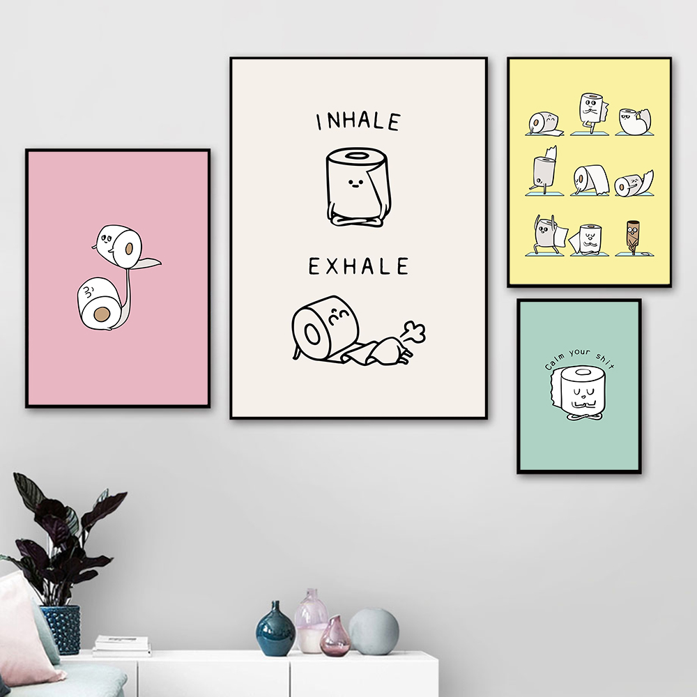 Resin Art Quotes - Kertas Toilet Yoga Kutipan Lucu Seni