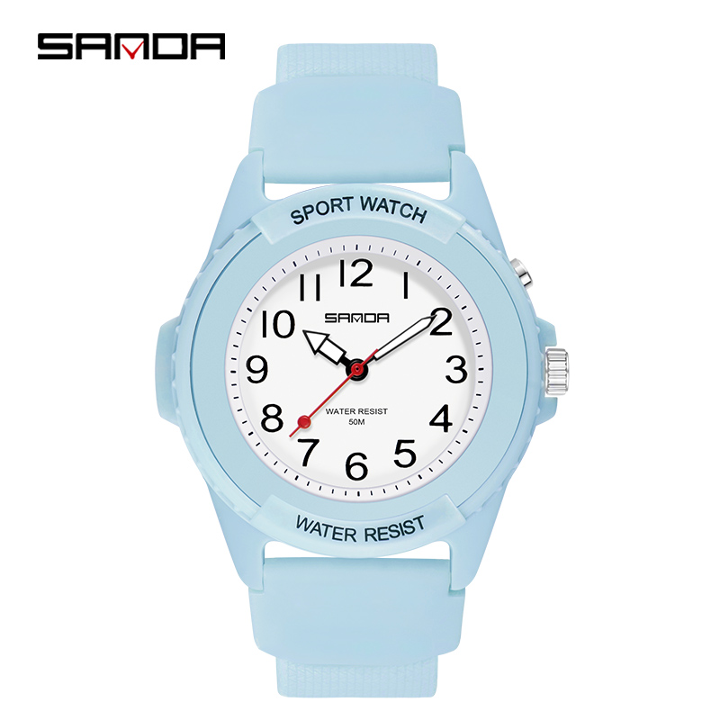 SANDA 6018 Jam Tangan Anak Mod - Resin Art Underwater ulasan dan harga