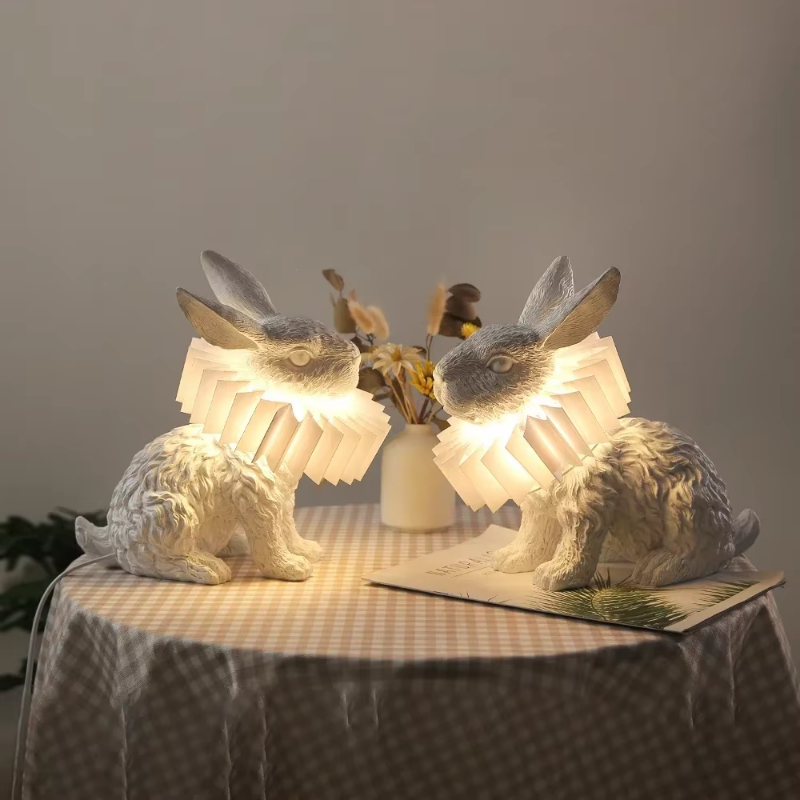 Lampu Meja Kelinci Lampu Meja  - Resin Art On Floor ulasan dan harga