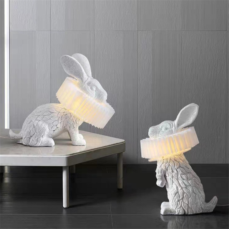 Lampu Meja Kelinci Lampu Meja  - Resin Art On Floor ulasan dan harga