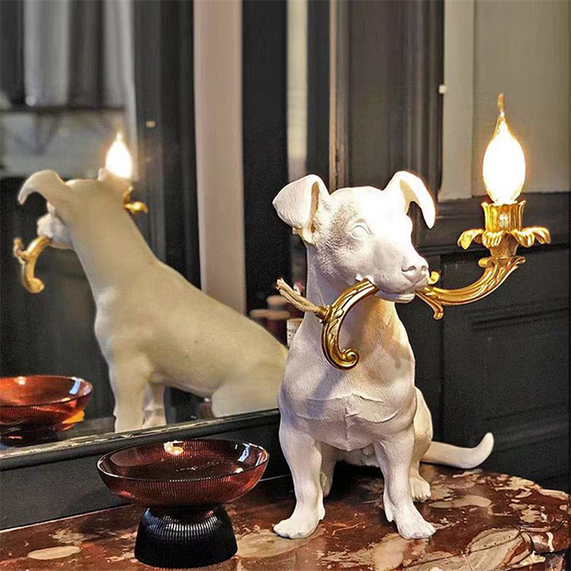Lampu Meja Resin Anjing 2026 J - Resin Art On Floor ulasan dan harga