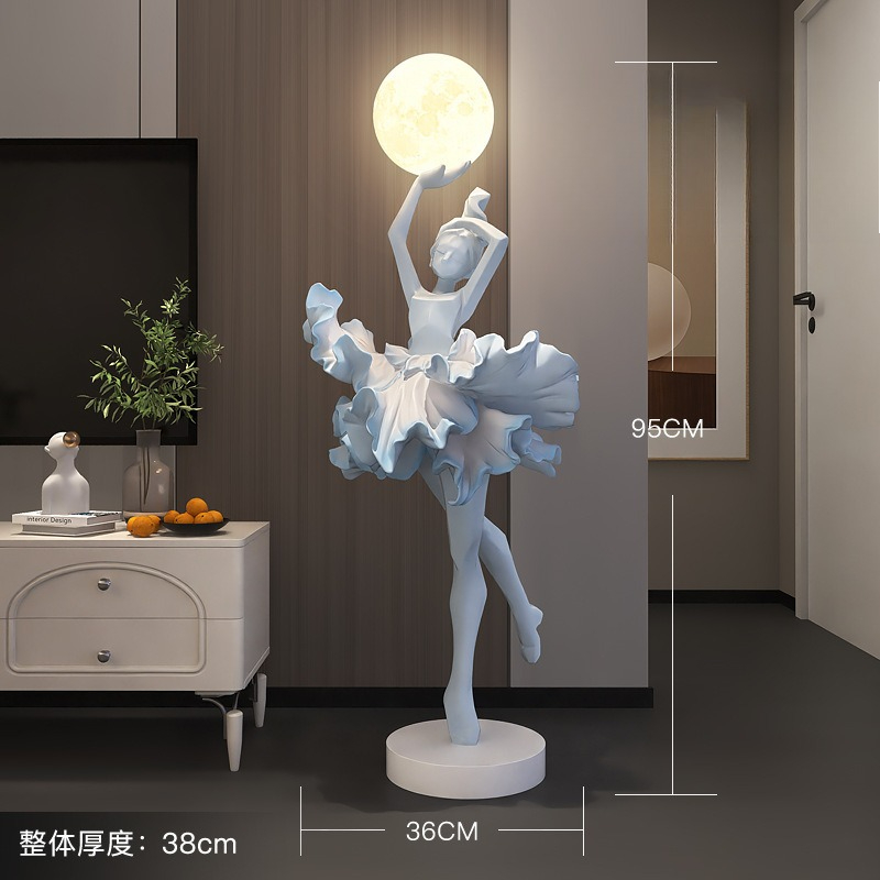 Lampu Lantai Patung Abstrak It - Resin Art On Floor ulasan dan harga