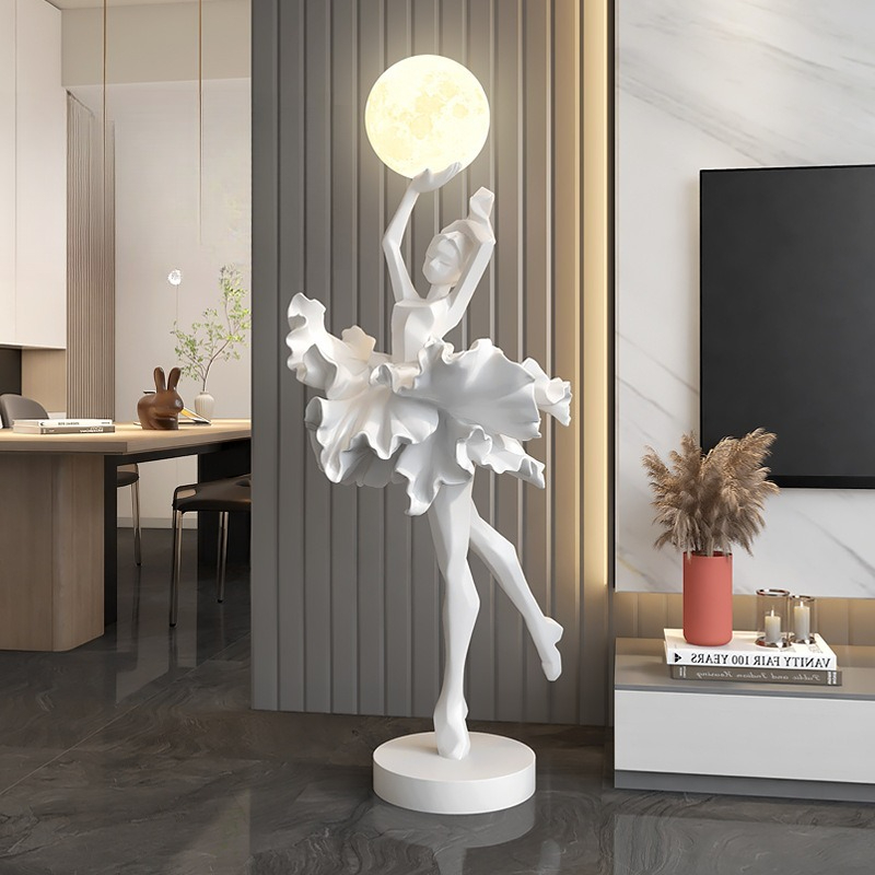 Lampu Lantai Patung Abstrak It - Resin Art On Floor ulasan dan harga