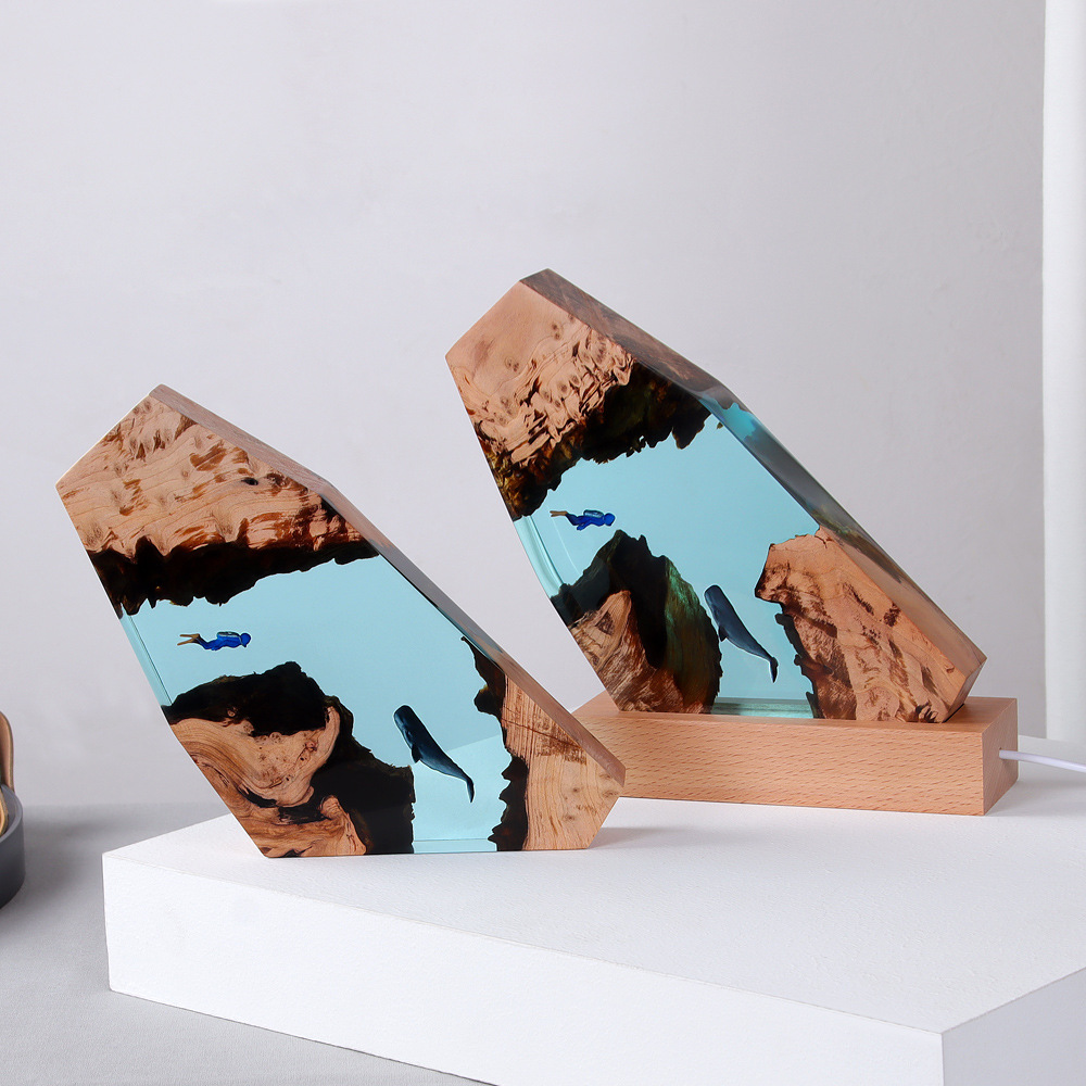 Dekorasi Meja Rumah Penyelam P - Resin Art Underwater ulasan dan harga