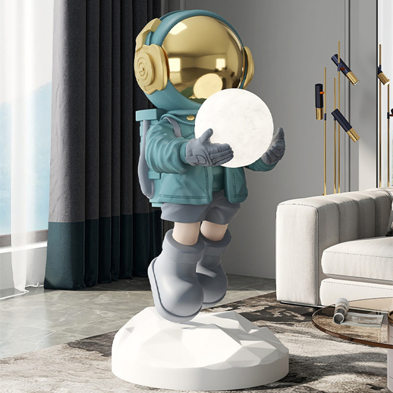 Lampu Lantai Astronot Dekorasi - Resin Art On Floor ulasan dan harga