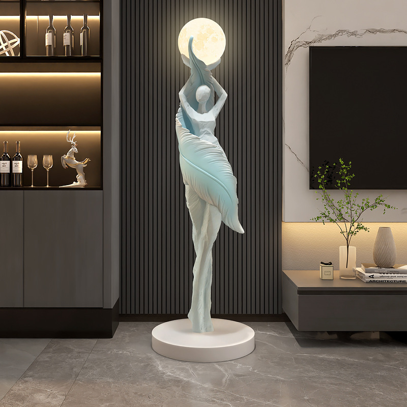Lampu Lantai Besar untuk Pintu - Resin Art On Floor ulasan dan harga