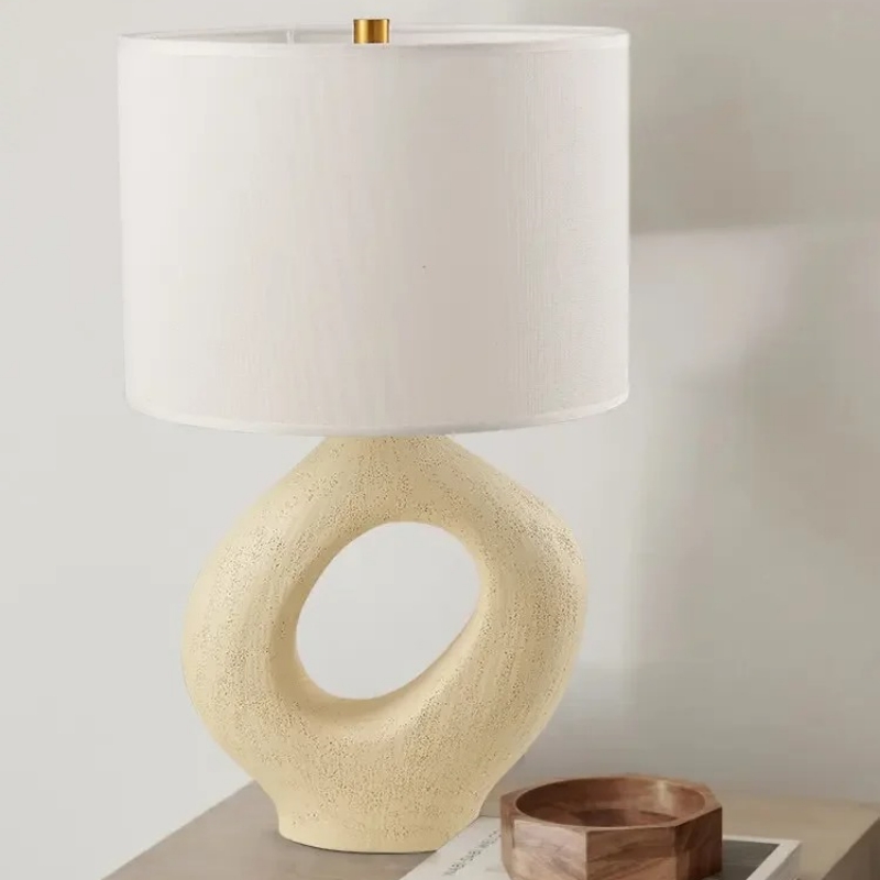 Wabi Sabi Lampu Meja Desainer  - Resin Art On Floor ulasan dan harga