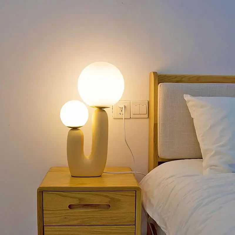 Lampu Meja Kreatif Gaya Nordik - Resin Art On Floor ulasan dan harga