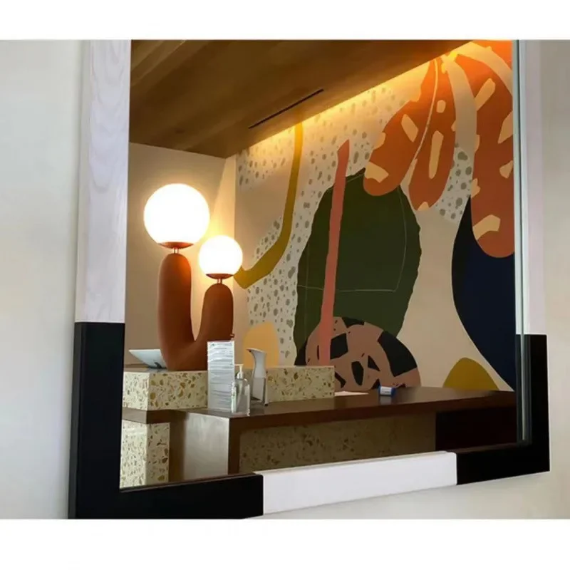 Lampu Meja Kreatif Gaya Nordik - Resin Art On Floor ulasan dan harga