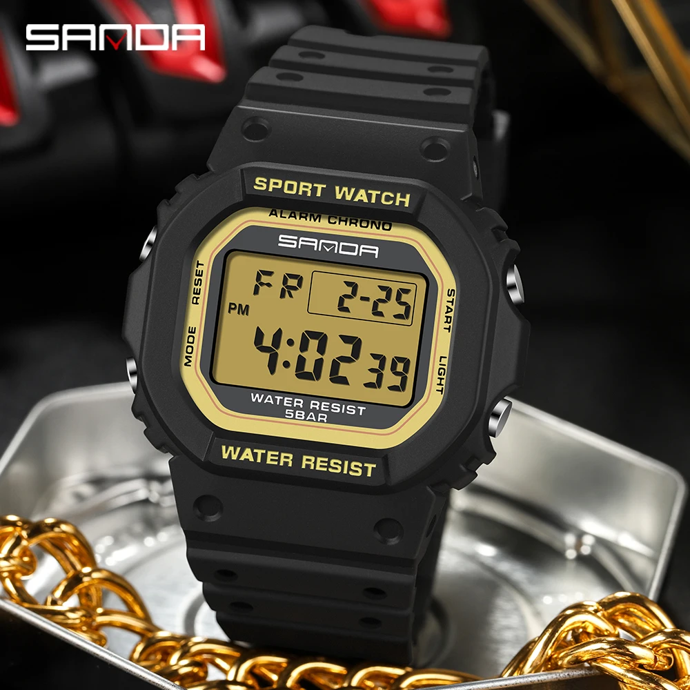 SANDA 2107 Jam Tangan Anak Jam - Resin Art Underwater ulasan dan harga