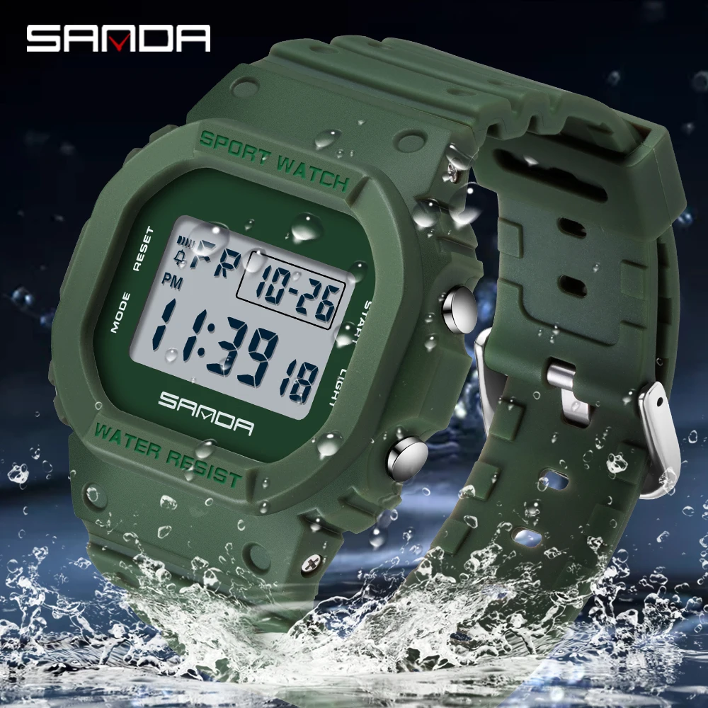 SANDA 2107 Jam Tangan Anak Jam - Resin Art Underwater ulasan dan harga