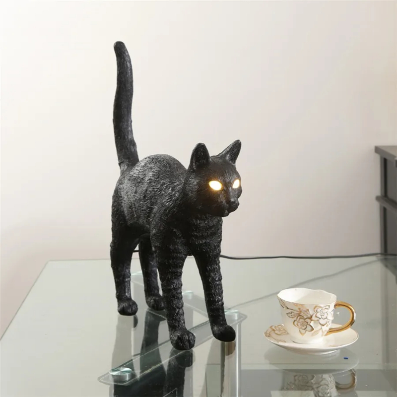 Lampu meja kucing Nordic lampu - Resin Art On Floor ulasan dan harga