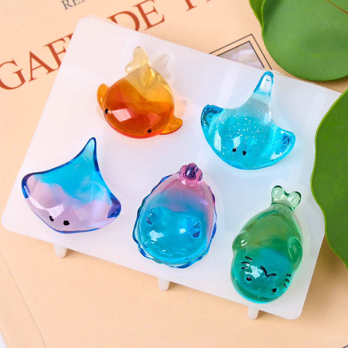 Cetakan Silikon Ikan Pari Kawa - Resin Art A Keychain ulasan dan harga