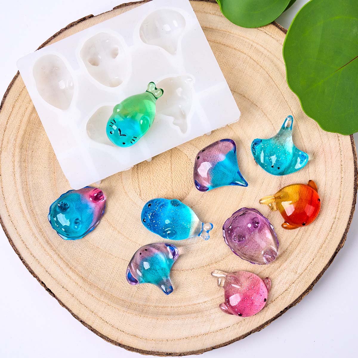 Cetakan Silikon Ikan Pari Kawa - Resin Art A Keychain ulasan dan harga