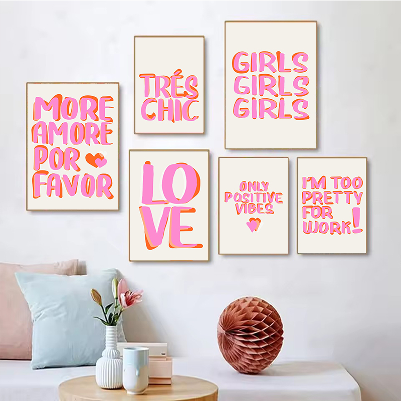 Nordic More Amor Por Favor Pos - Resin Art Quotes ulasan dan harga