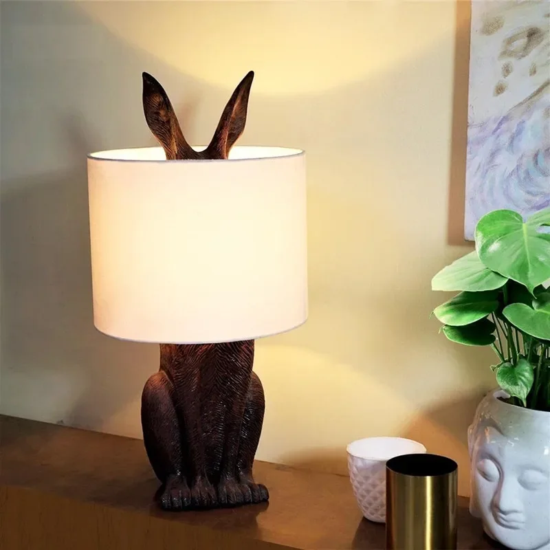 Lampu meja Kelinci desain mini - Resin Art On Floor ulasan dan harga