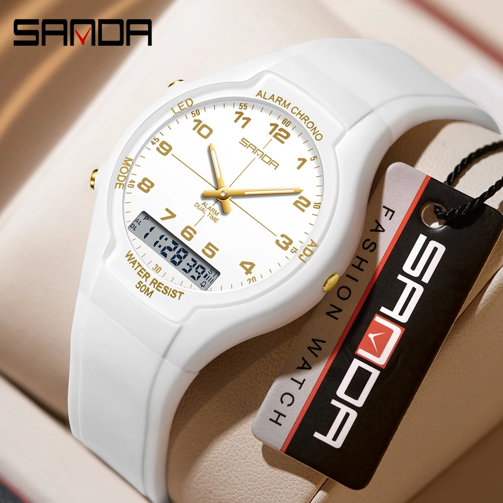 SANDA Jam Tangan Kuarsa Pelaja - Resin Art Underwater ulasan dan harga