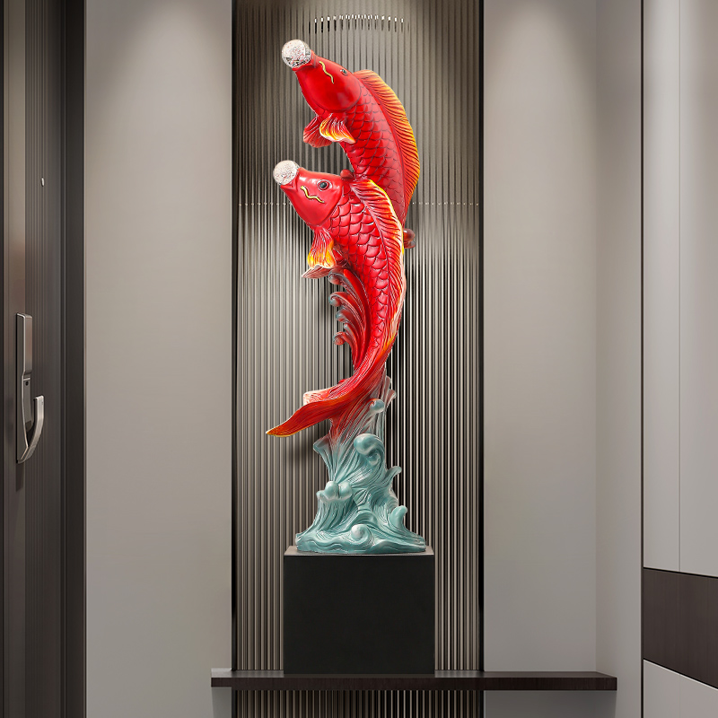 Patung ikan, patung Resin, rua - Resin Art Floor ulasan dan harga