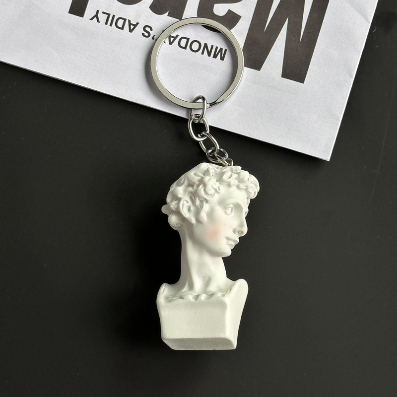 Gantungan Kunci Patung Plester - Resin Art A Keychain ulasan dan harga